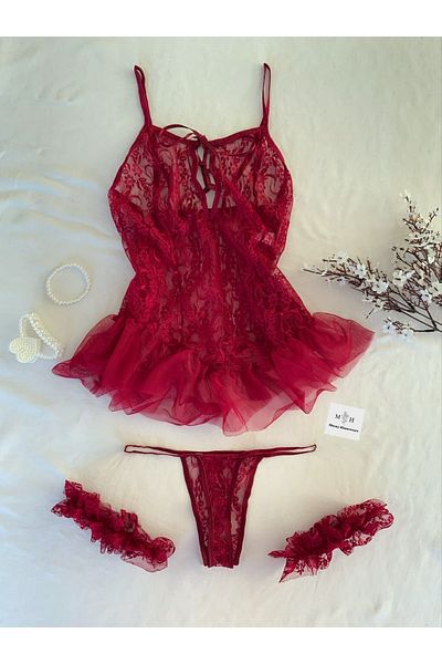 MH Moony Homewears Σετ 4 νυχτικών Lady Fantasy