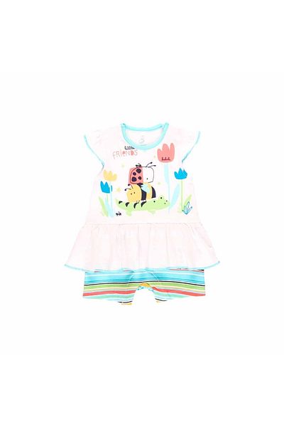 Boboli Baby Girl Jumpsuit White