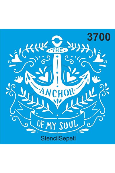 StencilSepeti نتوءة الروح - قالب رسم استنسل 30 × 30 سم