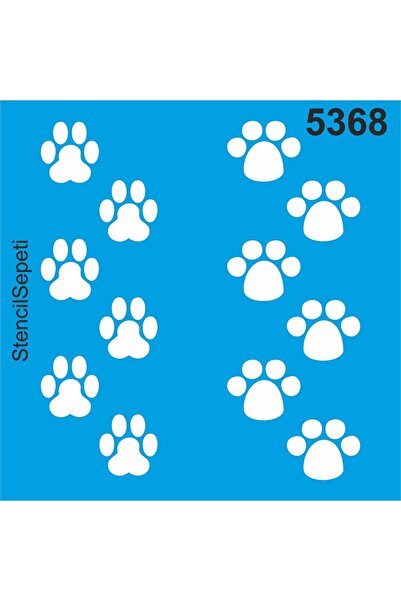 StencilSepeti كفوف - قالب رسم استنسل 40x40 سم