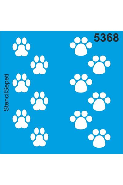 StencilSepeti كفوف - قالب رسم استنسل 30x30 سم