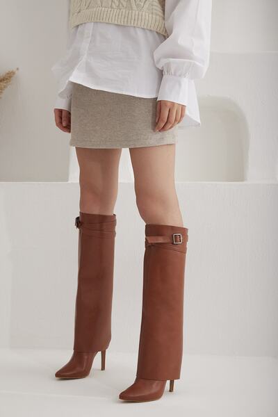 AYAKKABI PRENSİ Жіночі чоботи з підкладкою, чоботи на підборах