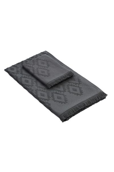 CottonTherapy Saw 2-Piece Premium Σετ Πετσέτες Μπάνιου 100% Βαμβάκι