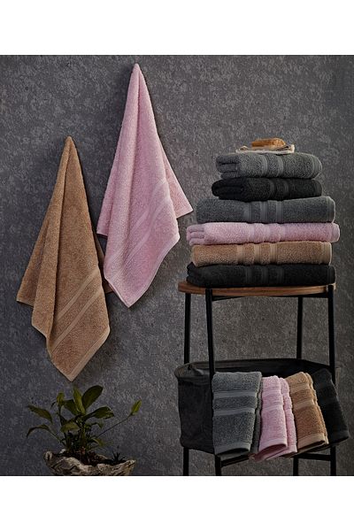 CottonTherapy Ανοιξιάτικο Σετ Πετσέτες Μπάνιου Premium 2 τεμαχίων 100% Βαμβάκι