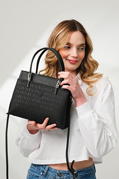 Just Polo Baskı Desenli Özel Seri El Ve Omuz Çanta 04045