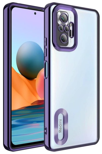 Musal جراب Redmi Note 10 Pro بزوايا ملونة وشفافة لحماية الكاميرا من السيليكون...