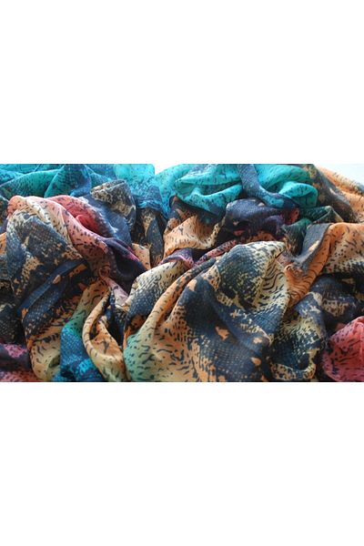 chacklin Fractal 2 Patterned Pareo/sarong (110 X180 Cm)
