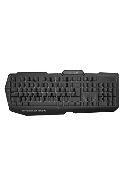 Genel Markalar Lucatech Struggler Gx570 Rgb Işıklı Rainbow Q Usb Oyuncu Klavyesi