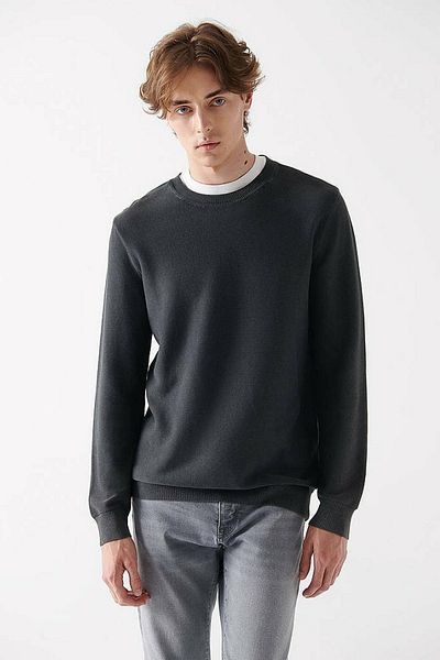 Mavi Anthracite Men's Sweater - 070803 -34314 Model