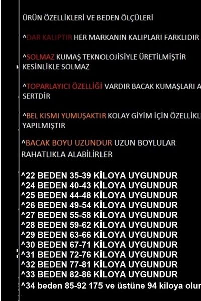 Livik Дамски черни широки дънки с висока талия