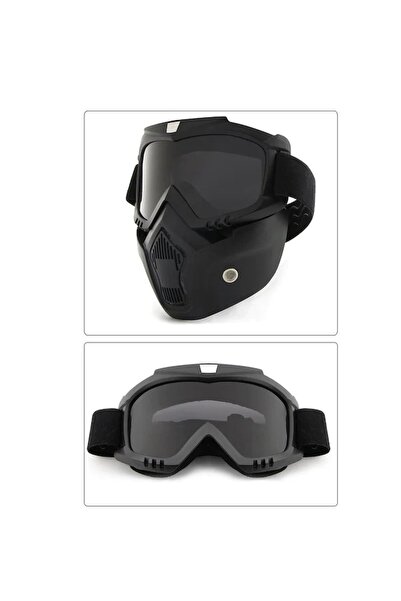 Tex Jet Kask Maskesi, Jet Kask Maskesi (cam Rengi Siyah)