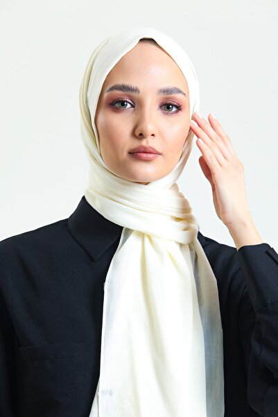 Sarar %100 Pamuk Şal / Krem