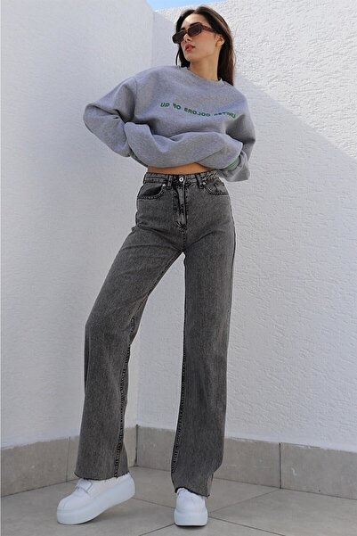 Livik Hot Women Gold 90's Women's Smoke Snow Lycra Super High Waist 90's Denim Jeans