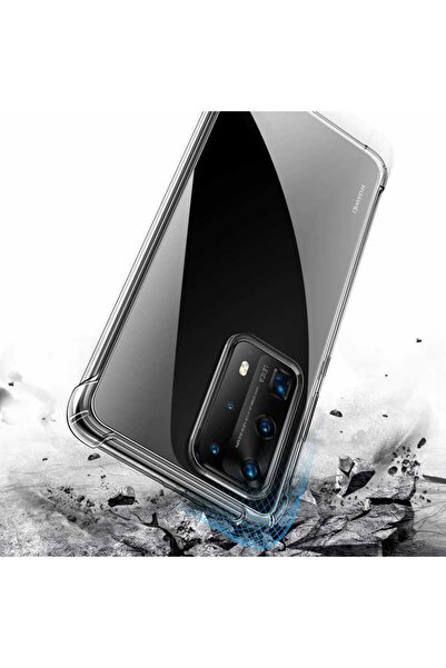 ZM STORE Huawei P40 Pro Kılıf Zore Nitro Anti Shock Şeffaf Silikon Kapak