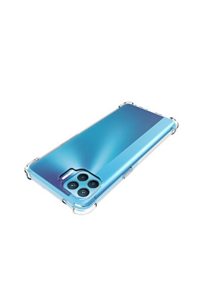ZM STORE Oppo Reno 4 Lite Kılıf Zore Nitro Anti Shock Şeffaf Silikon Kapak