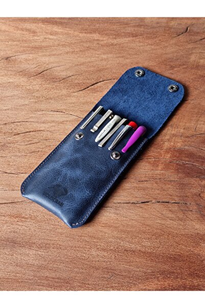 bouscrab Suport pentru stilou din piele naturală