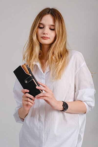 Just Polo Women's Lock Detailed Wallet 1001 Sand