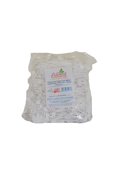 LokmanAVM White Sweet Chips Pastry - Devil Fork, 1000 Pieces 1 Pack