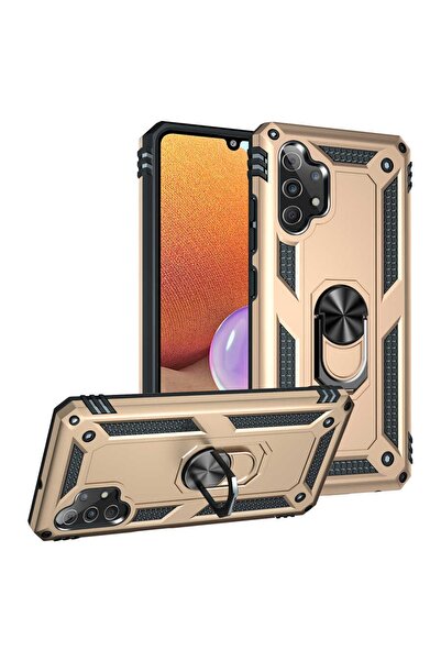 ZM STORE حافظة سامسونج جالاكسي A32 A32 4g غطاء زور فيجا تانك مع حامل حلقة