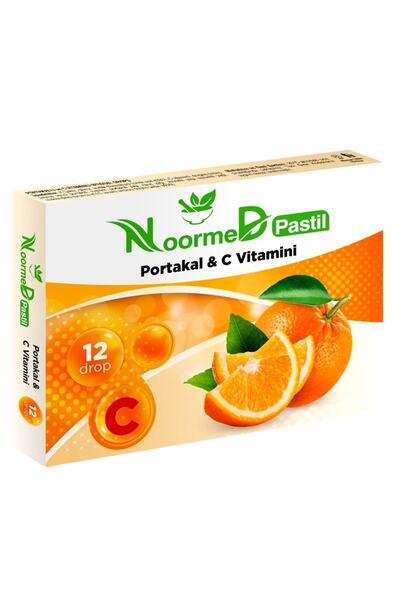 Boğaz Pastili Portakal & C Vitamini 12 Pastil