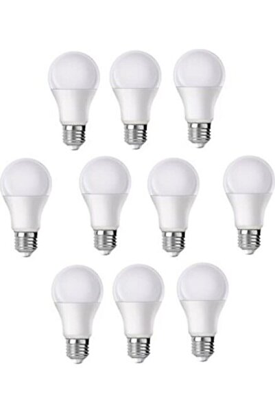 Noas Led - 9w - Gün Işığı - E27 - 10lu - Tasarruflu Led Ampul 9 Watt (orjinal...