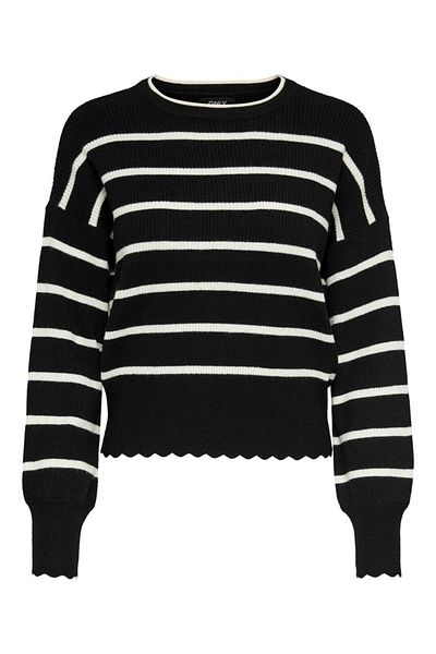 ONLY Onlibi Stripe O-neck Ex Knt - Model Ls