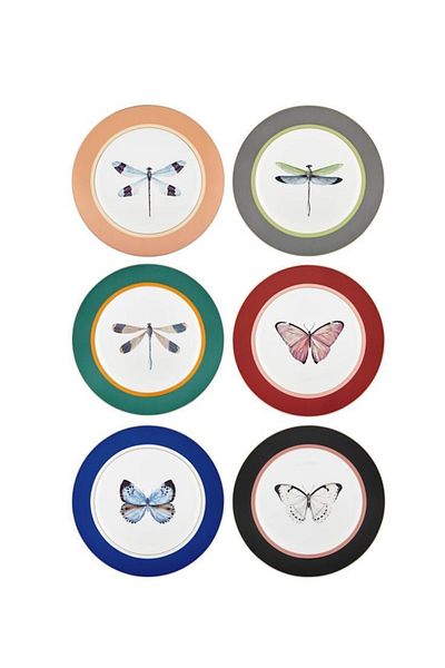 The Mia Blossom 6 Piece Cake Plate 20cm