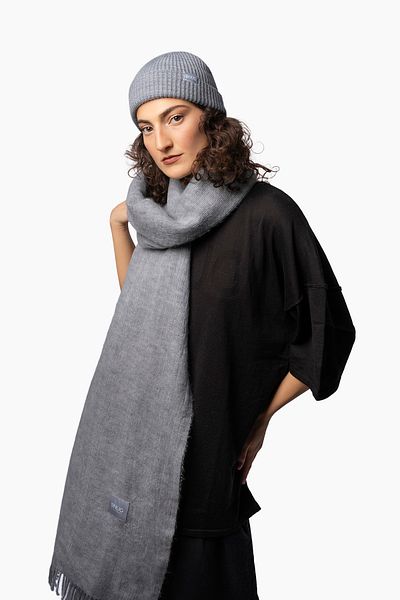 SNUG Silver Oversize Shawl