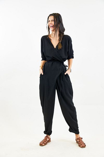 Catz Clothes Salopetă neagră Belmando Mono