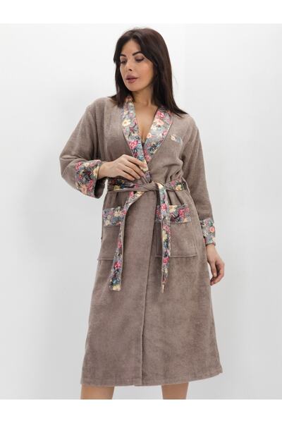 my enjoy Kadın Bambu Bornoz Şal Yaka