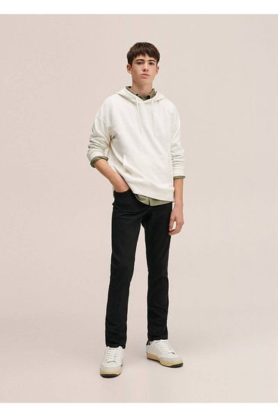 Mango Teen Hanorac alb pentru copii