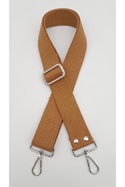 angel çanta aksesuar Maro Lăptos Întunecat 120x4 Cm Bumbac Coloană Metal Argi...