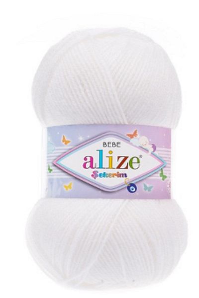 Alize Şekerim Bebe White 5 Pieces Color: 55