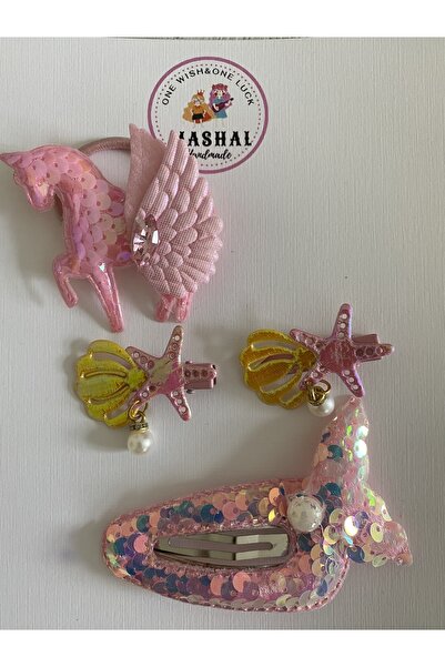 Unicorn Pullu Toka Seti