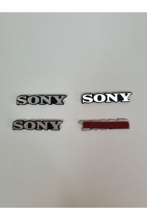 2pcs Sony aluminum logo badge replacement piece 58mm(2.28