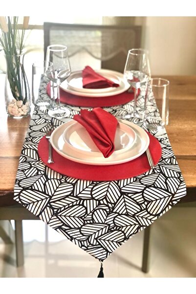 desen izmir American Service, Special for Lovers 2 Suplas, 2 Napkins and Runner Hearts Tk