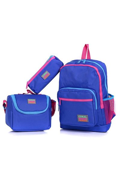 Coral High 23703 Violet Roz - Set de ghiozdane de 3 piese