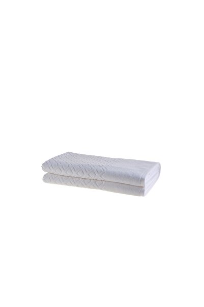 Doqu Home Білий розкішний рушник для ванної кімнати - 90 x 150 см