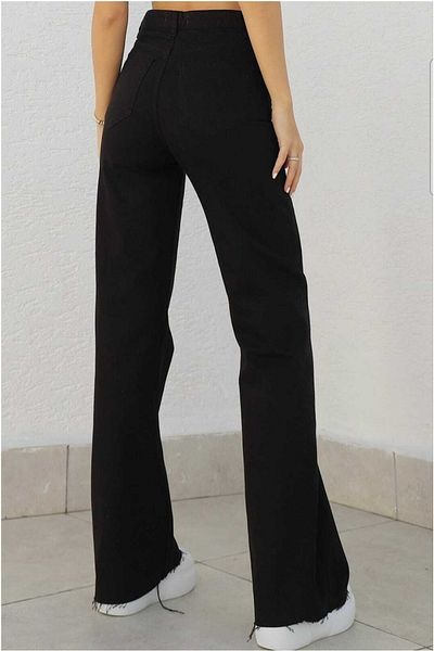 Trn JNS Orina 90s Super High Waist Μαύρο τζιν τζιν - Loose Lycra τζιν παντελόνι