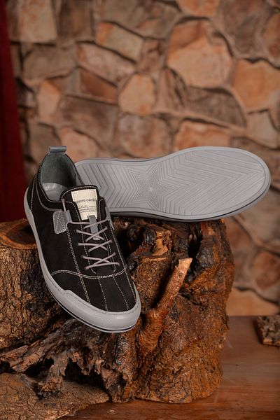 Pierre Cardin Genuine Leather Casual Black Daily Shoes, a Model that Offers Durability and Elegance Together