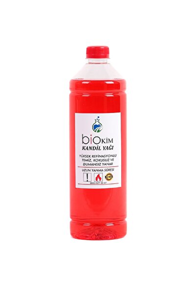 BİOKİM Kandil Yağı 1 Lt Kırmızı