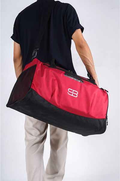 DELSOLERA Large Size Unisex Sports Fitness and Travel Bag with Shoe Eyes