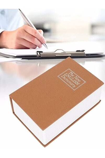 Özasya AVM Kitap Şeklinde Gizli Kasa Hırsız Kilitli Sözlük Para Kumbarası (ka...