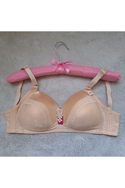 F.K Women's Bra Large Size Bra Empty Cup Lace Detailed Bra Daily Comfortable Underwear Underwear