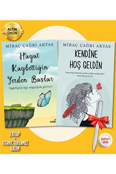 İndigo Kitap Hayat Kaybettiğin Yerden Başlar - Kendine Hoş Geldin - Miraç Çağ...