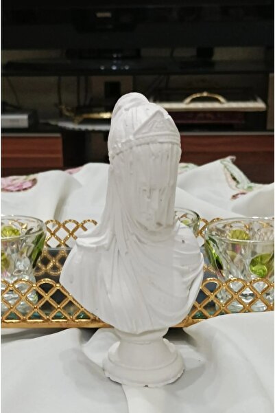 elvanhobi Tüllü Kadın Heykel Biblo Büst