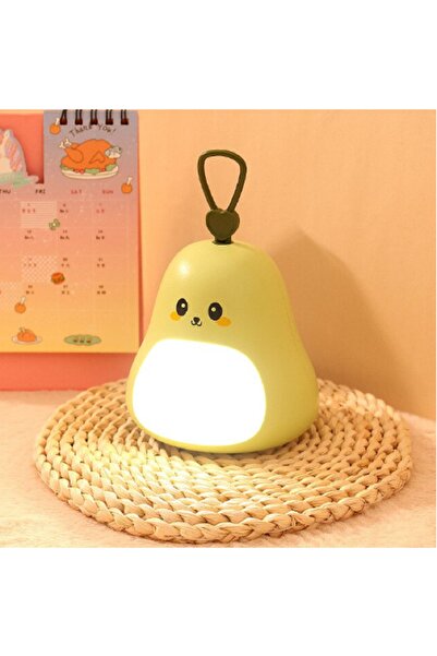 hediyeconcepti Sevimli Avakado Karikatür Usb Göz Korumalı Masa Ve Gece Lambası
