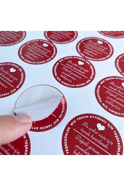 gg gençgirişimci Coated Sticker - This Package Is Carefully Prepared for You - (4X4 cm) 70 Pieces