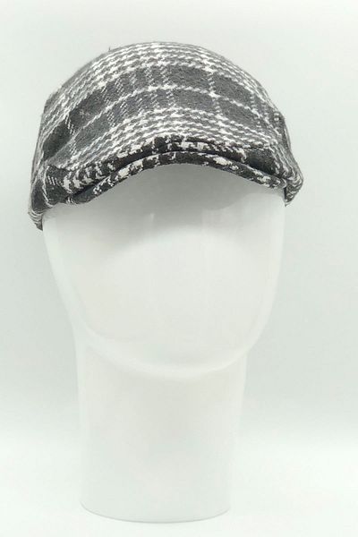 Hoppe Winter Stamp Black-white Plaid Striped Patterned London Sports Luxury Cap