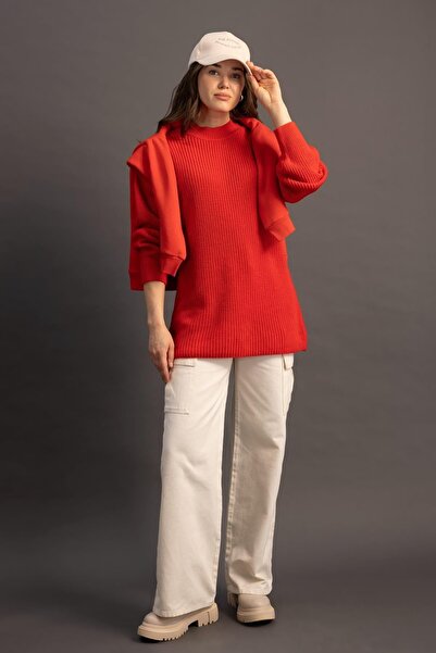 DeFacto Regular Fit Basic Knitwear Tunic